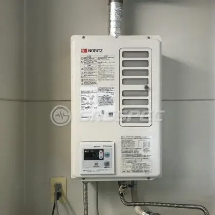施工後の給湯器（ノーリツ GQ-1037WD-F-1）