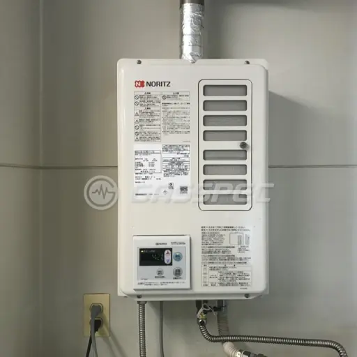 交換後の給湯器（ノーリツ GQ-1037WD-F-1）