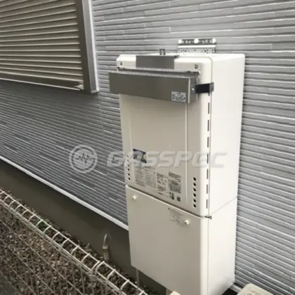 施工後の給湯器（ノーリツ GT-2470SAW BL）