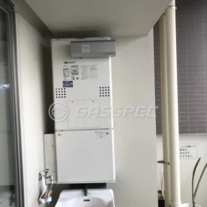 施工後の暖房熱源機（ノーリツ GTH-C2460AW3H-L-1 BL）