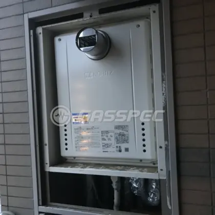 施工後の給湯器（ノーリツ GT-2470SAW-T BL）