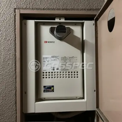 施工後の給湯器（ノーリツ GQ-1627AWX-T-DX BL）