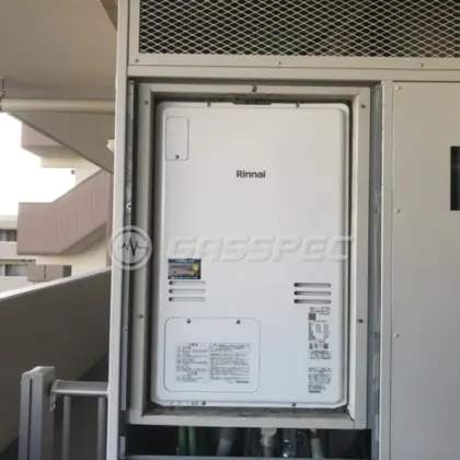 施工後の暖房熱源機（リンナイ RUFH-A2400SAU2-3(A)）