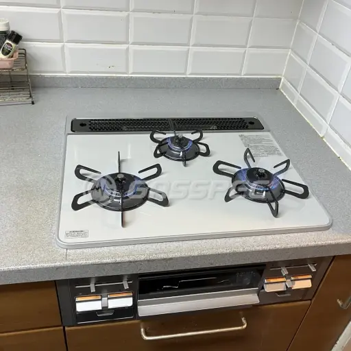 交換後のビルトインガスコンロ（パロマ PD-509WS-60CV）