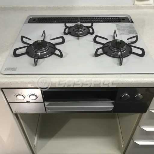 交換後のビルトインガスコンロ（パロマ PD-819WS-60CV）