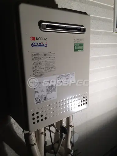 施工後の給湯器（ノーリツ GT-C2452SAWX-2 BL）
