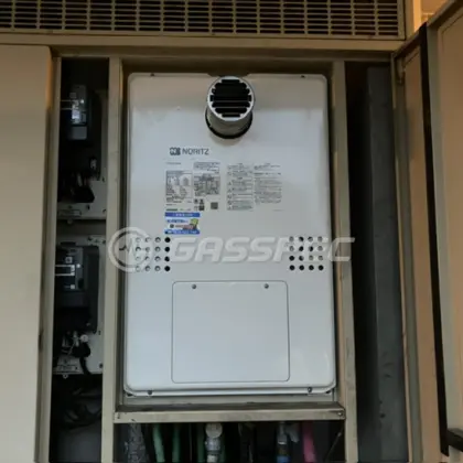 施工後の暖房熱源機（ノーリツ GTH-2454SAW3H-T BL）