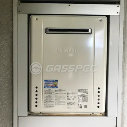 施工後の給湯器（ノーリツ GT-1670SAW BL）