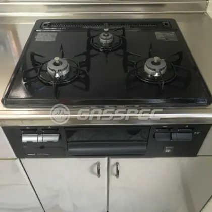 施工後のビルトインガスコンロ（ノーリツ N3GT2RVQ1）