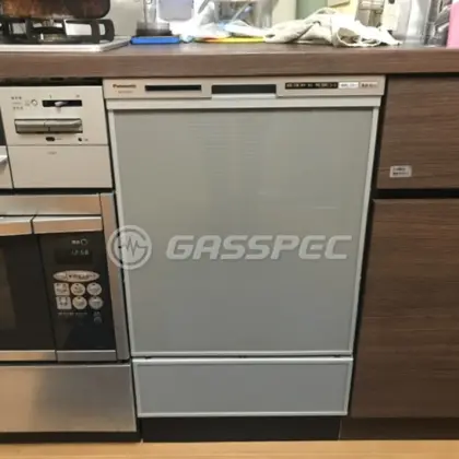 施工後のビルトイン食洗機（パナソニック NP-45RD9S）