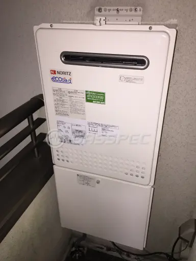 施工後の給湯器（ノーリツ GT-C2452AWX-2 BL）