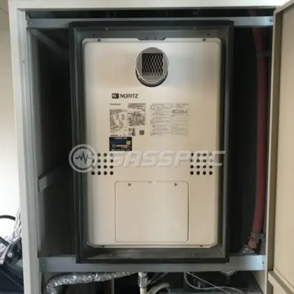 施工後の暖房熱源機（ノーリツ GTH-CP2460AW3H-T-1 BL）