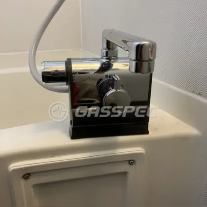 施工後の水栓・蛇口（KVK KF3008L）