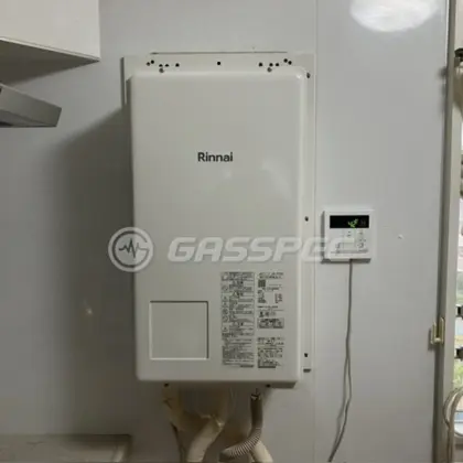 施工後の給湯器（リンナイ RUX-V1615SFFBA(A)-E）
