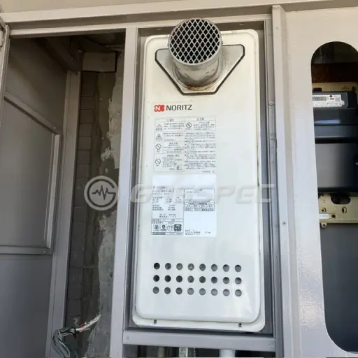 交換前の給湯器（ノーリツ GT-1633SAWX-T）