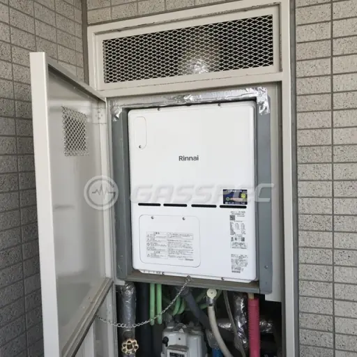 交換後の暖房熱源機（リンナイ RVD-A2400AU2-3(B)）