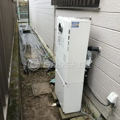 施工後の暖房熱源機（ノーリツ GTH-C2460AW3H-1 BL）