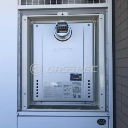 施工後の給湯器（ノーリツ GT-C2472AW-T BL）