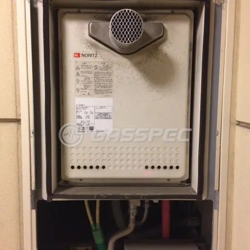 交換前の給湯器（ノーリツ GT-2428SAWX-T）
