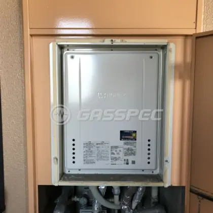施工後の給湯器（ノーリツ GT-2070SAW-H BL）