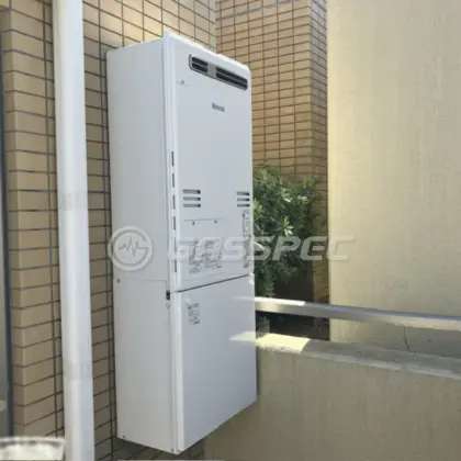 施工後の暖房熱源機（リンナイ RUFH-A2400SAW2-3(A)）