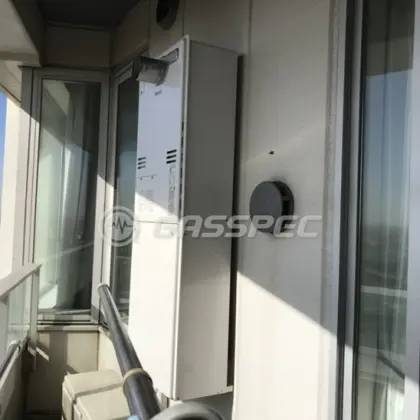 施工後の暖房熱源機（リンナイ RUFH-A2400AT2-6(A)）