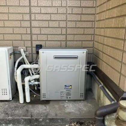施工後の給湯器（ノーリツ GT-C2472SAR BL）