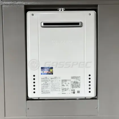 施工後の給湯器（ノーリツ GT-2070SAW BL）