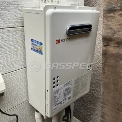 施工後の給湯器（ノーリツ GQ-1639WS-1）