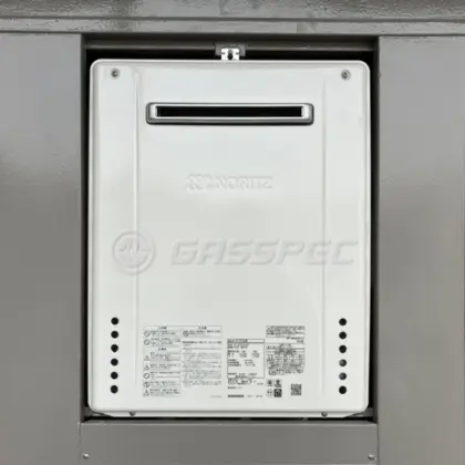 施工後の給湯器（ノーリツ GT-2070SAW BL）