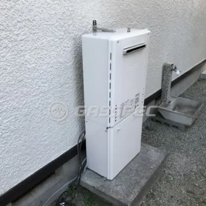 施工後の給湯器（ノーリツ GT-1670SAW BL）