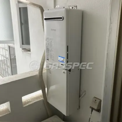 施工後の給湯器（リンナイ RUX-A2406W(A)-E）