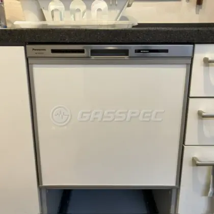 施工後のビルトイン食洗機（パナソニック NP-45MS9S）