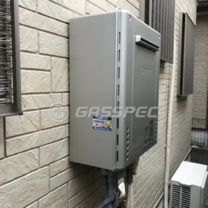 施工後の給湯器（ノーリツ GT-C2472SAW BL）