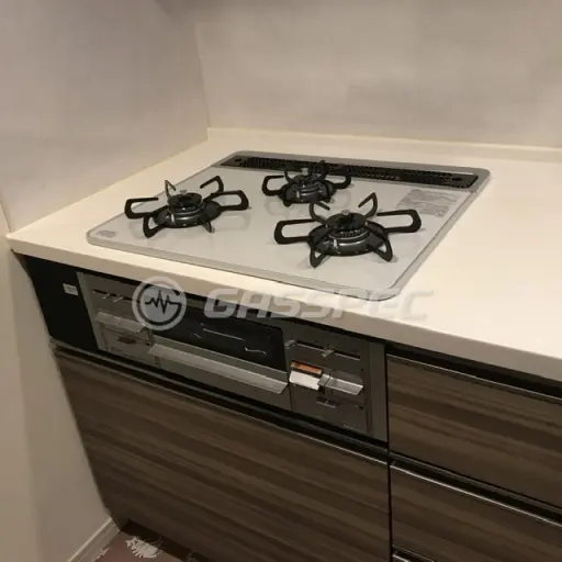 交換後のビルトインガスコンロ（パロマ PD-509WS-60CV）