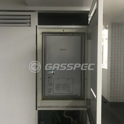 施工後の暖房熱源機（ノーリツ RUFH-UE2407AU2-3(A)）