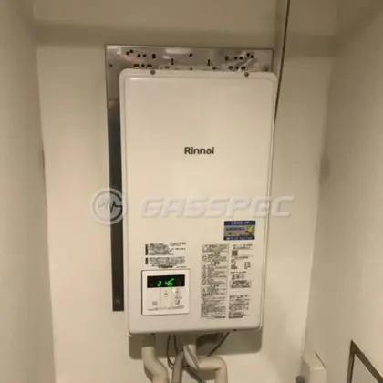 施工後の給湯器（リンナイ RUX-V1615SFFBA(A)-E）