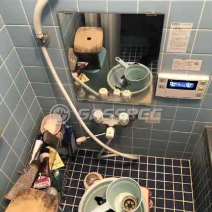 施工前の水栓・蛇口