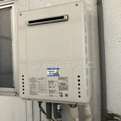 施工後の給湯器（ノーリツ GT-1670SAW BL）