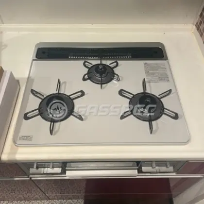 施工後のビルトインガスコンロ（パロマ PD-509WS-60CV）