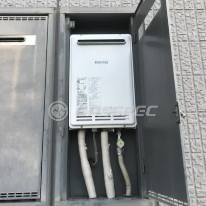 施工後の給湯器（リンナイ RUK-V1610BOX(A)-E）