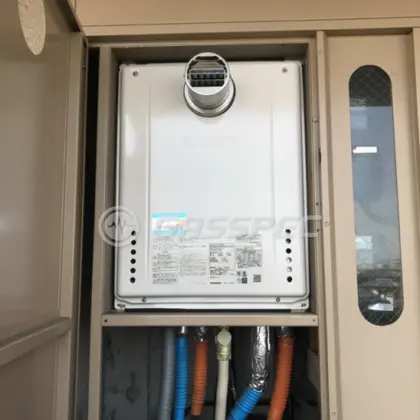 施工後の給湯器（ノーリツ GT-2070SAW-T BL）