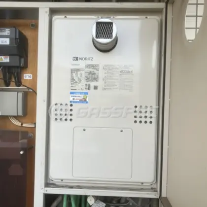 施工後の暖房熱源機（ノーリツ GTH-C2460AW3H-T-1 BL）