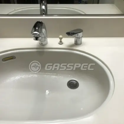 施工後の水栓・蛇口（TOTO TLG05301J）