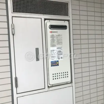 施工後の給湯器（ノーリツ GT-1653SAWX-4 BL）
