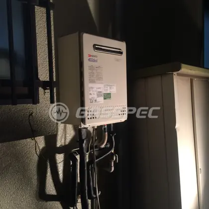 施工後の給湯器（ノーリツ GT-C2452SAWX-2 BL）