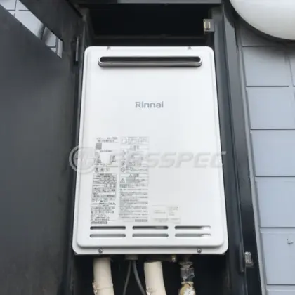 施工後の給湯器（リンナイ RUK-V1610BOX(A)-E）