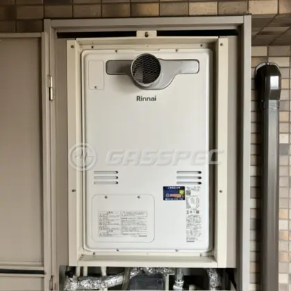 施工後の暖房熱源機（リンナイ RUFH-A2400AT2-1(A)）
