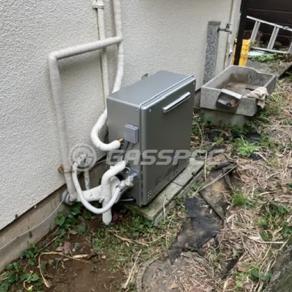 施工後の給湯器（ノーリツ GT-C2472SAR BL）