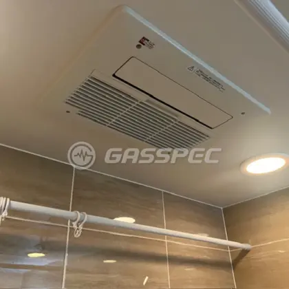 施工後の浴室乾燥機（ノーリツ BDV-3307AUKNSC-J3-BL）